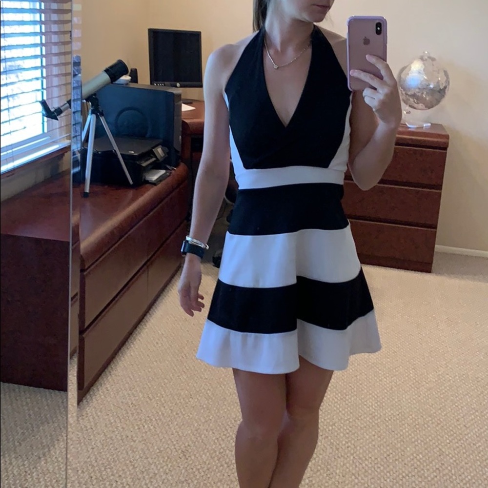 Striped Halter Dress
